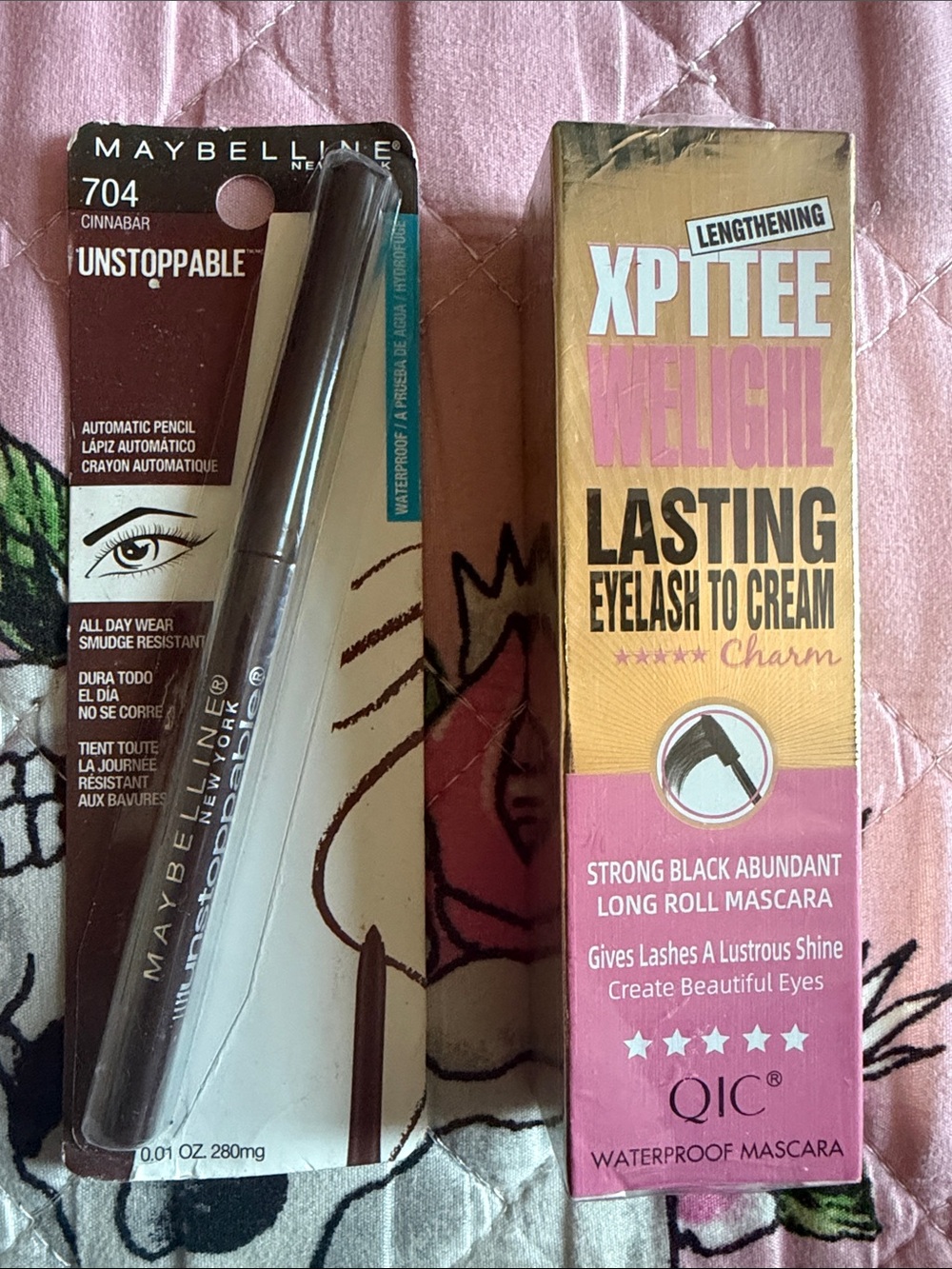 Maybelline Unstoppable Automatic Eyeliner Pencil - Cinnabar 704, Brown bundle